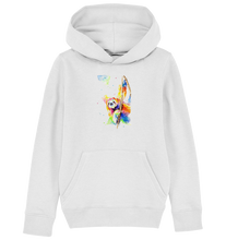 Lade das Bild in den Galerie-Viewer, Buntes Faultier - Kids Organic Hoodie
