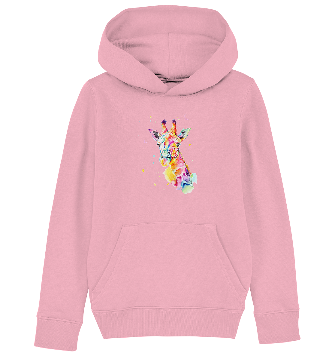 Bunte Giraffe - Kids Organic Hoodie