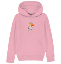 Lade das Bild in den Galerie-Viewer, Buntes Rotkehlchen - Kids Organic Hoodie
