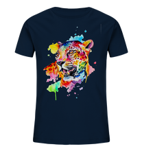 Lade das Bild in den Galerie-Viewer, Bunter Leopard  - Kids Organic Shirt
