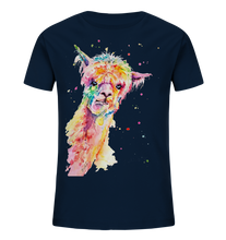 Lade das Bild in den Galerie-Viewer, Lustiges Alpaka - Kids Organic Shirt

