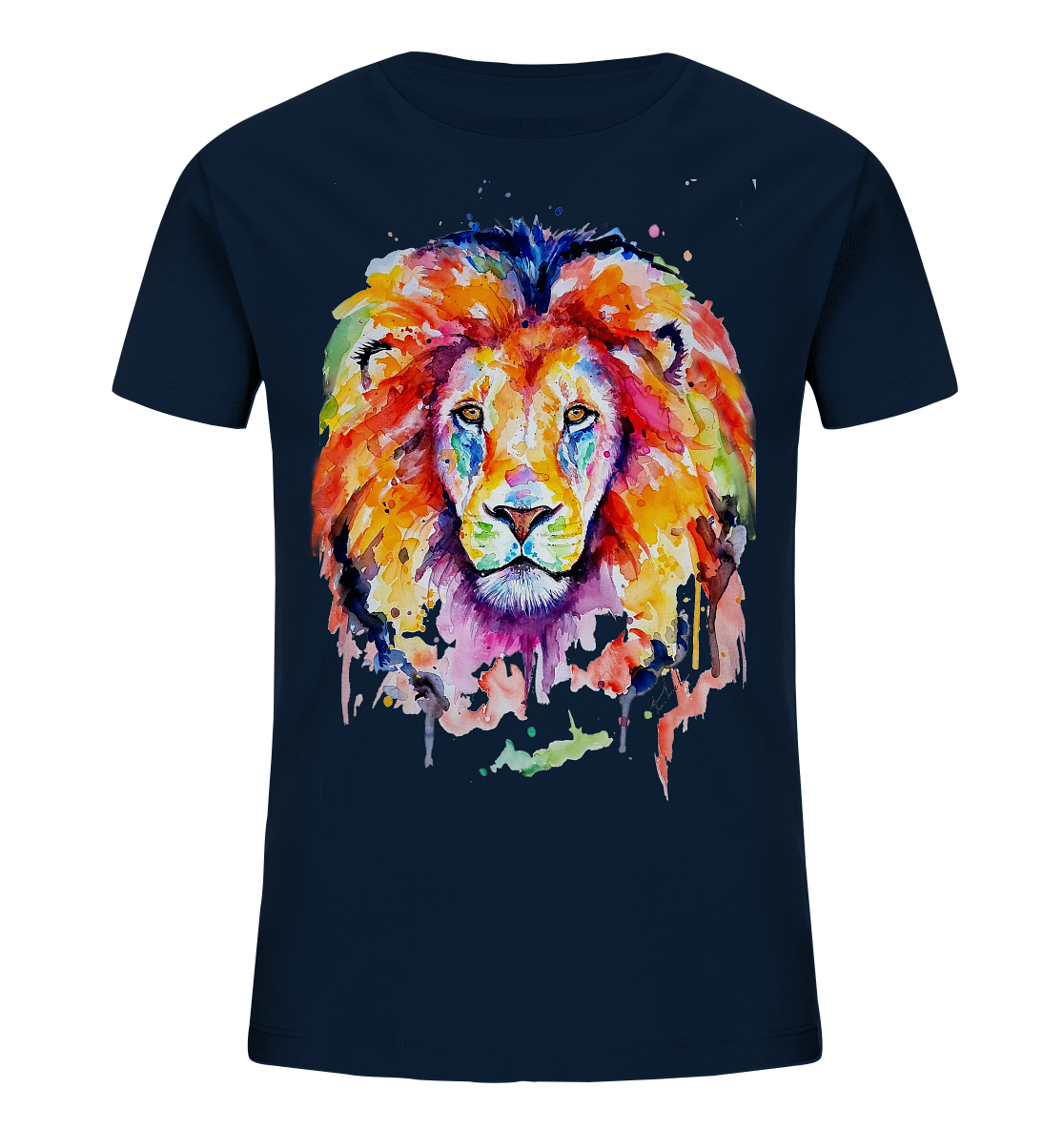 Bunter Löwe - Kids Organic Shirt