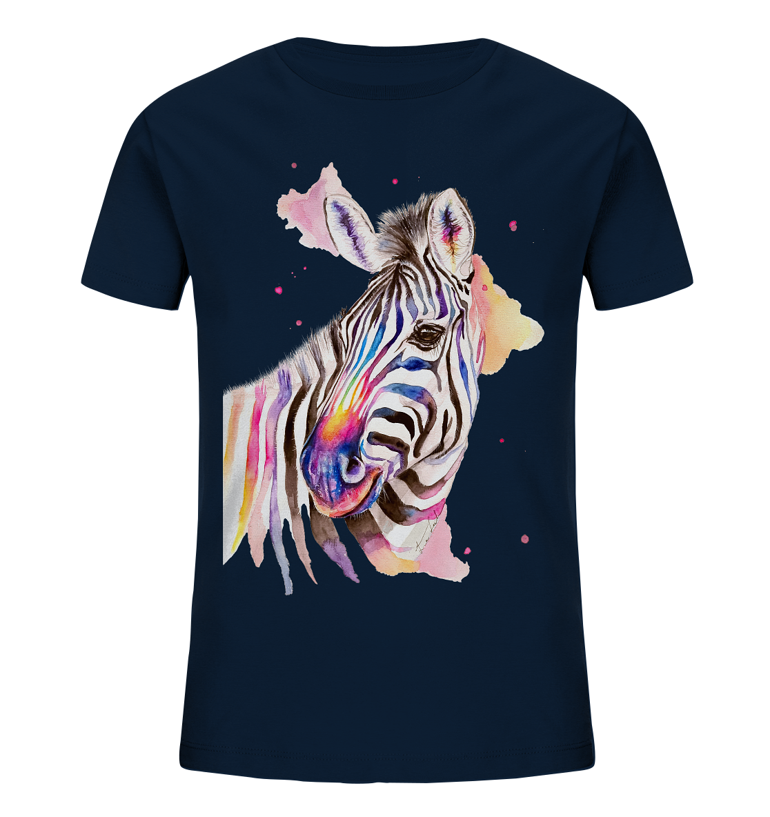 Buntes Zebra - Kids Organic Shirt