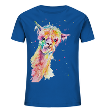 Lade das Bild in den Galerie-Viewer, Lustiges Alpaka - Kids Organic Shirt
