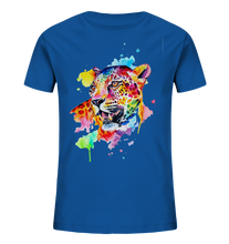 Lade das Bild in den Galerie-Viewer, Bunter Leopard  - Kids Organic Shirt
