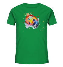 Lade das Bild in den Galerie-Viewer, Bunter Marienkäfer - Kids Organic Shirt
