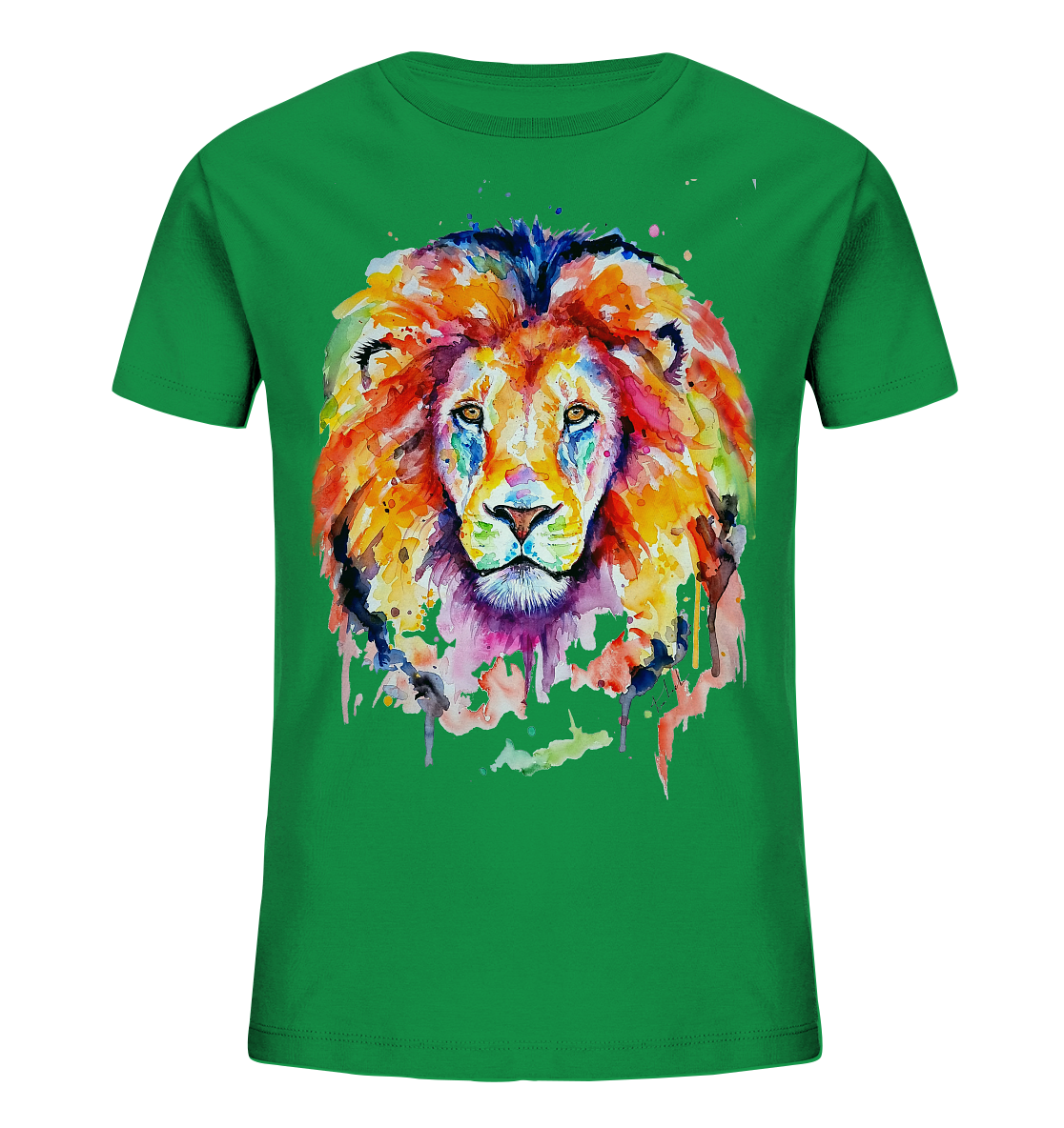 Bunter Löwe - Kids Organic Shirt
