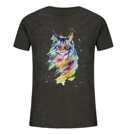 Bunte Katze - Kids Organic Shirt