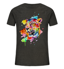 Lade das Bild in den Galerie-Viewer, Bunter Leopard  - Kids Organic Shirt

