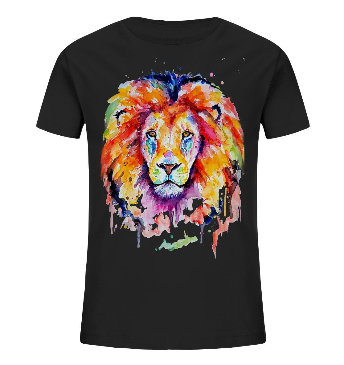 Bunter Löwe - Kids Organic Shirt
