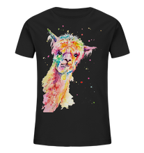 Lade das Bild in den Galerie-Viewer, Lustiges Alpaka - Kids Organic Shirt
