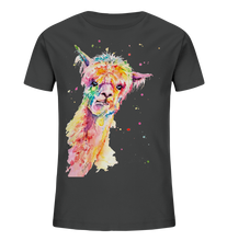 Lade das Bild in den Galerie-Viewer, Lustiges Alpaka - Kids Organic Shirt
