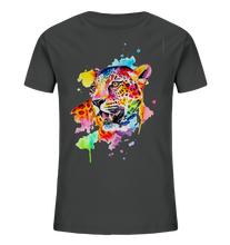 Lade das Bild in den Galerie-Viewer, Bunter Leopard  - Kids Organic Shirt
