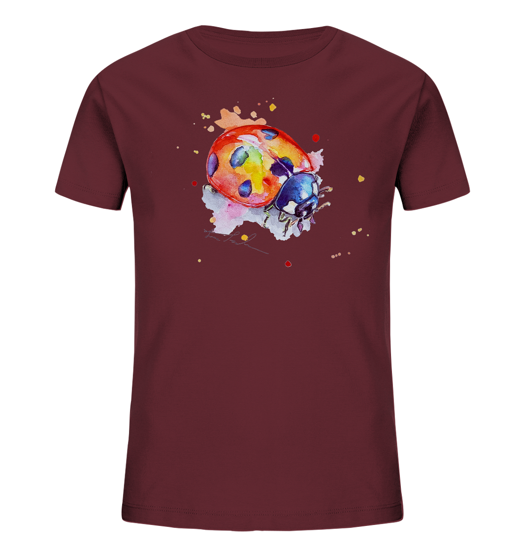 Bunter Marienkäfer - Kids Organic Shirt