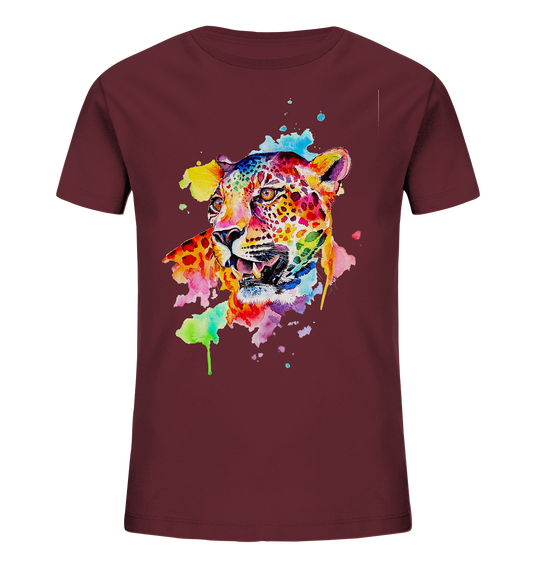 Bunter Leopard  - Kids Organic Shirt