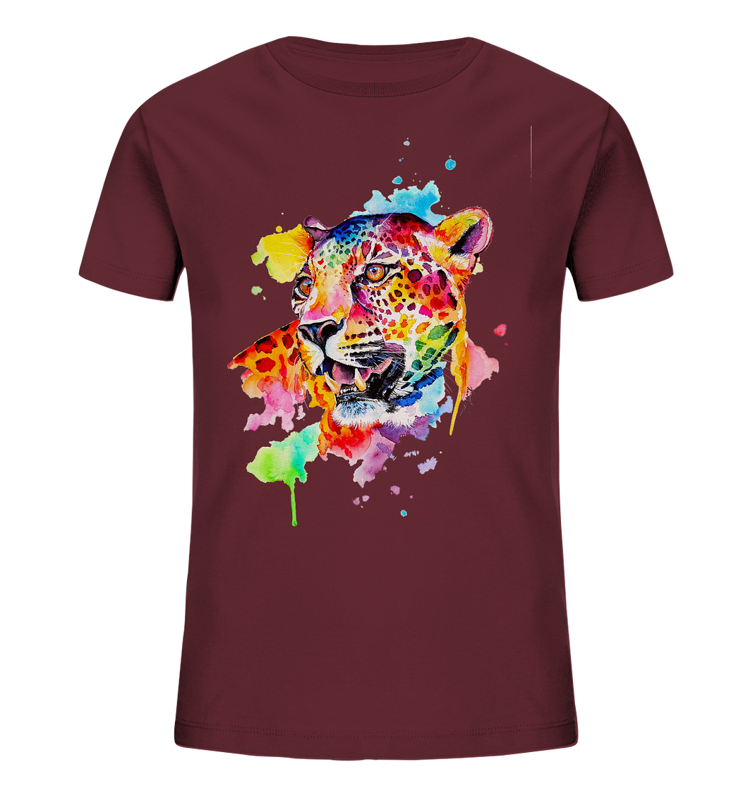 Bunter Leopard  - Kids Organic Shirt