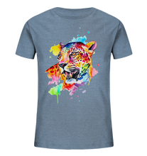 Lade das Bild in den Galerie-Viewer, Bunter Leopard  - Kids Organic Shirt
