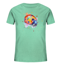 Lade das Bild in den Galerie-Viewer, Bunter Marienkäfer - Kids Organic Shirt

