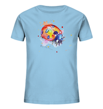 Lade das Bild in den Galerie-Viewer, Bunter Marienkäfer - Kids Organic Shirt
