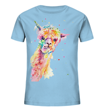 Lade das Bild in den Galerie-Viewer, Lustiges Alpaka - Kids Organic Shirt
