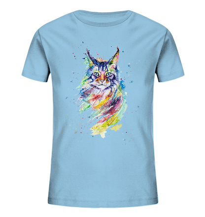 Bunte Katze - Kids Organic Shirt