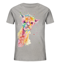 Lade das Bild in den Galerie-Viewer, Lustiges Alpaka - Kids Organic Shirt
