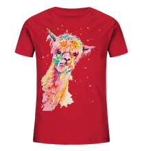 Lade das Bild in den Galerie-Viewer, Lustiges Alpaka - Kids Organic Shirt
