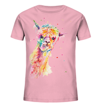 Lade das Bild in den Galerie-Viewer, Lustiges Alpaka - Kids Organic Shirt
