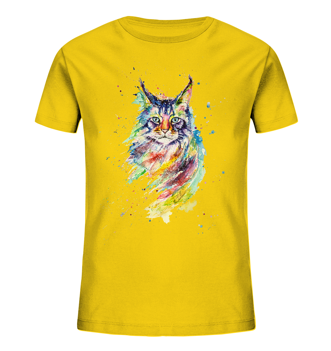 Bunte Katze - Kids Organic Shirt