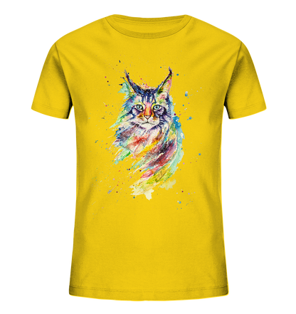 Bunte Katze - Kids Organic Shirt