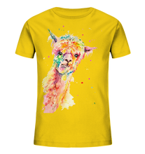 Lade das Bild in den Galerie-Viewer, Lustiges Alpaka - Kids Organic Shirt
