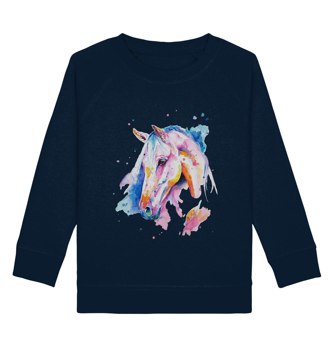 Buntes Pferd - Kids Organic Sweatshirt