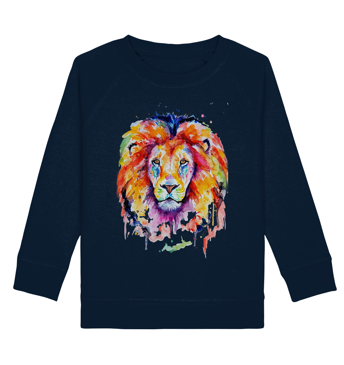 Bunter Löwe - Kids Organic Sweatshirt