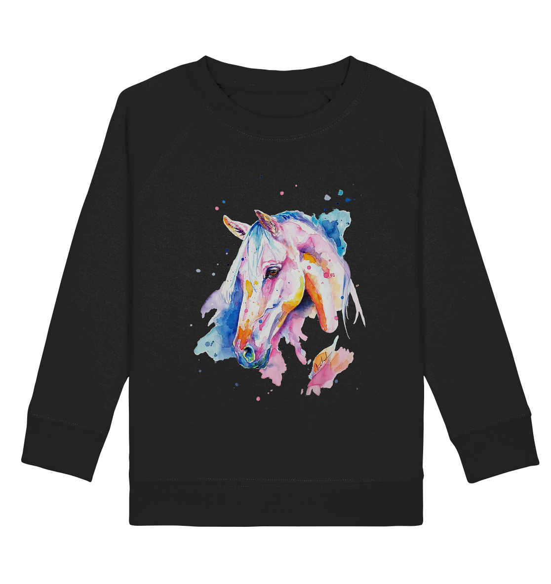 Buntes Pferd - Kids Organic Sweatshirt