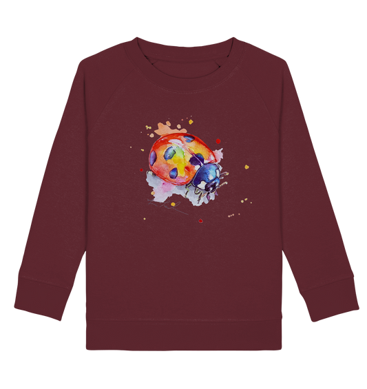 Bunter Marienkäfer - Kids Organic Sweatshirt