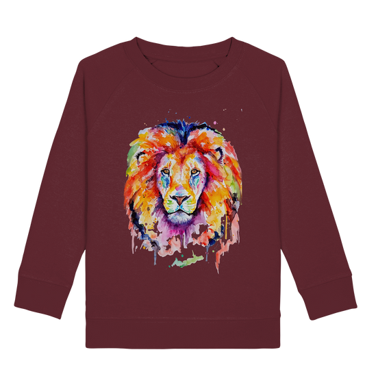 Bunter Löwe - Kids Organic Sweatshirt