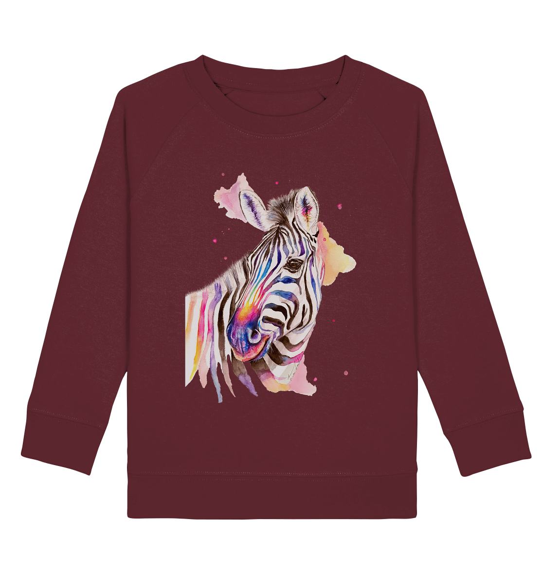 Buntes Zebra - Kids Organic Sweatshirt