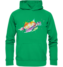 Lade das Bild in den Galerie-Viewer, Bunte Meeresschildkröte - Kids Premium Hoodie
