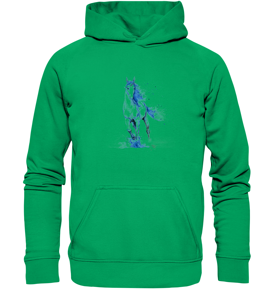 Blaues Einhorn - Kids Premium Hoodie