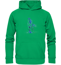 Lade das Bild in den Galerie-Viewer, Blaues Einhorn - Kids Premium Hoodie
