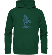 Lade das Bild in den Galerie-Viewer, Blaues Einhorn - Kids Premium Hoodie

