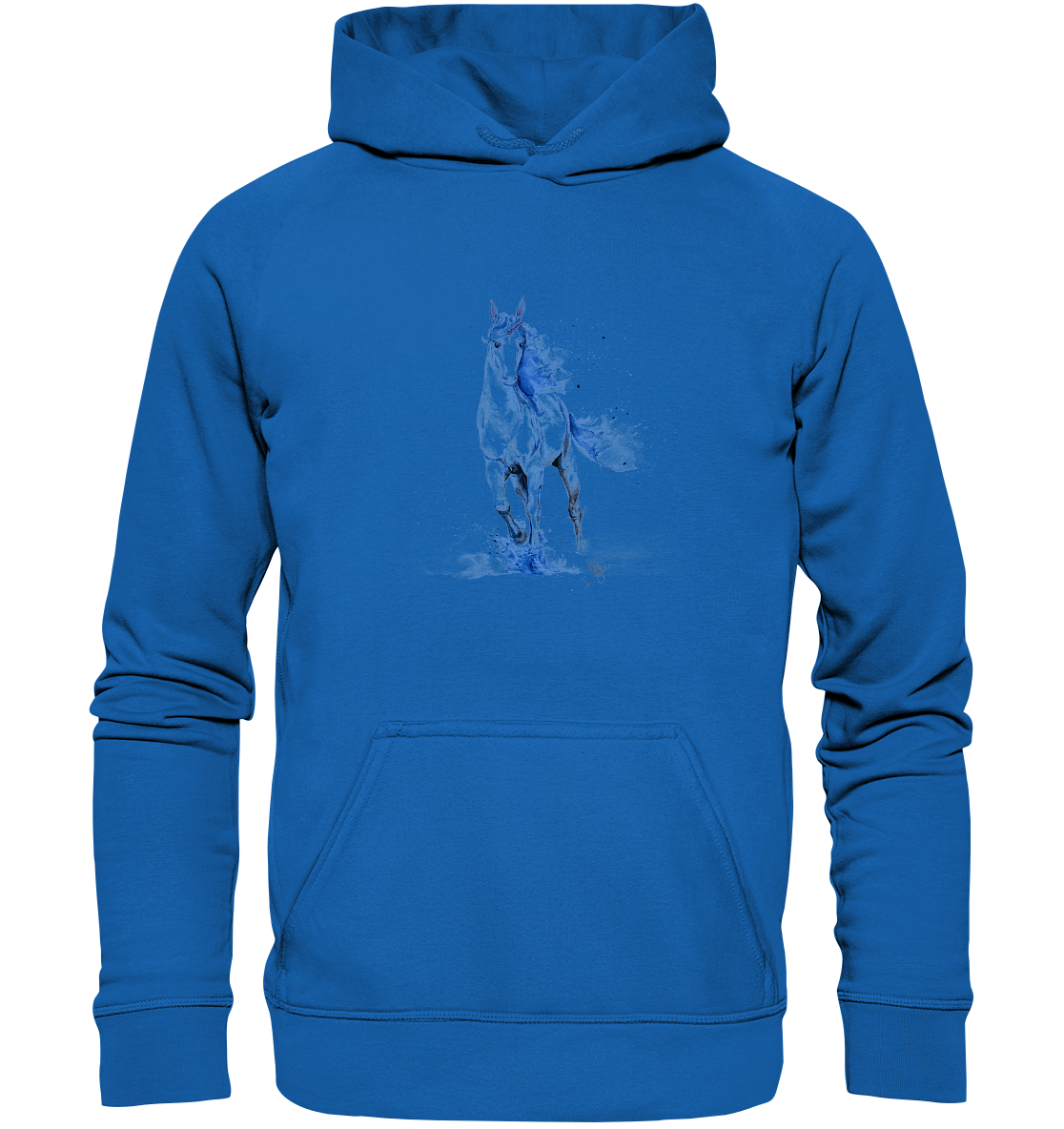 Blaues Einhorn - Kids Premium Hoodie
