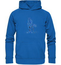 Lade das Bild in den Galerie-Viewer, Blaues Einhorn - Kids Premium Hoodie
