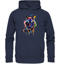 Lade das Bild in den Galerie-Viewer, Bunter schwarzer Wolf - Kids Premium Hoodie
