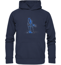 Lade das Bild in den Galerie-Viewer, Blaues Einhorn - Kids Premium Hoodie
