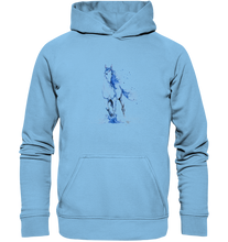 Lade das Bild in den Galerie-Viewer, Blaues Einhorn - Kids Premium Hoodie
