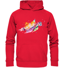 Lade das Bild in den Galerie-Viewer, Bunte Meeresschildkröte - Kids Premium Hoodie
