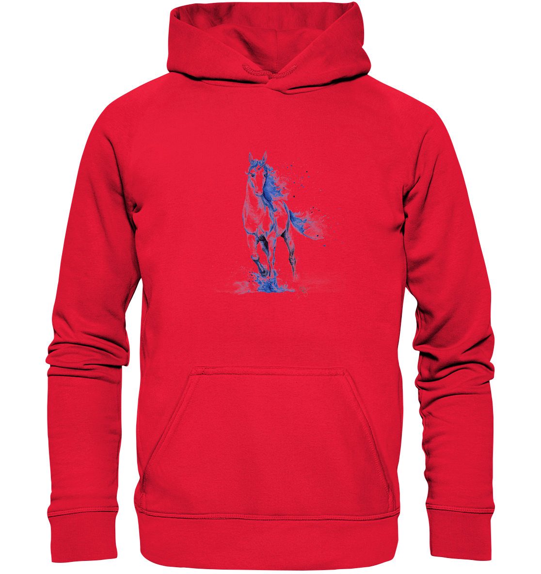 Blaues Einhorn - Kids Premium Hoodie
