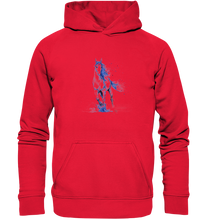 Lade das Bild in den Galerie-Viewer, Blaues Einhorn - Kids Premium Hoodie
