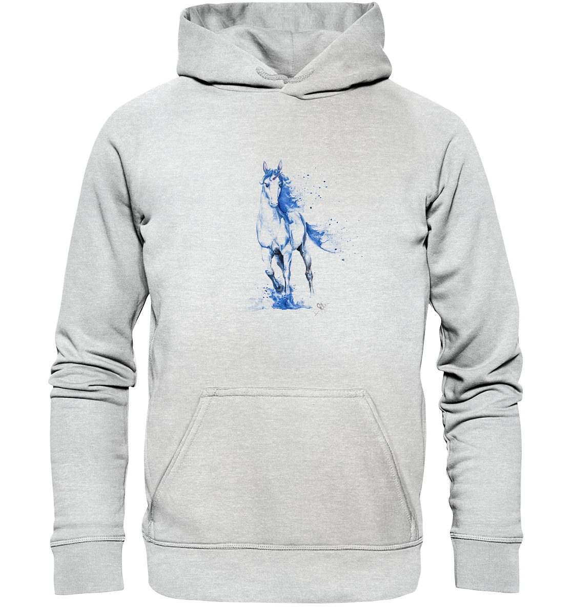Blaues Einhorn - Kids Premium Hoodie